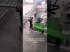 Vidéo d'inspection conjointe de l'anneau d'acier par tourbillon et par visuel