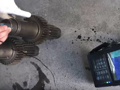 UT portable (essai par ultrasons) des arbres d'engrenages